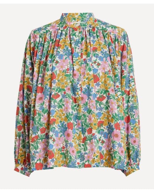 Liberty Green Boho Shirt