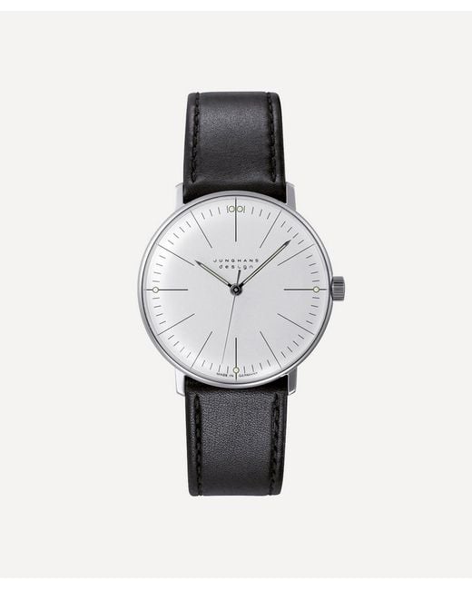 Junghans White Max Bill Minimalist Automatic Sapphire Crystal Watch for men