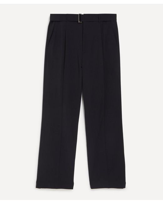 LE17SEPTEMBRE Blue Belted Wool Trousers for men