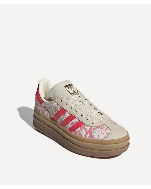 Adidas Pink X Liberty Patterned Gazelle Bold Shoes