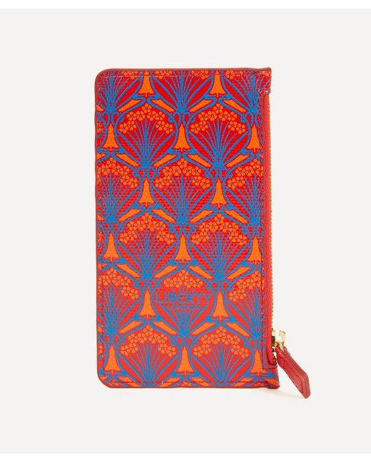 Liberty Red Iphis Zipped Card Case