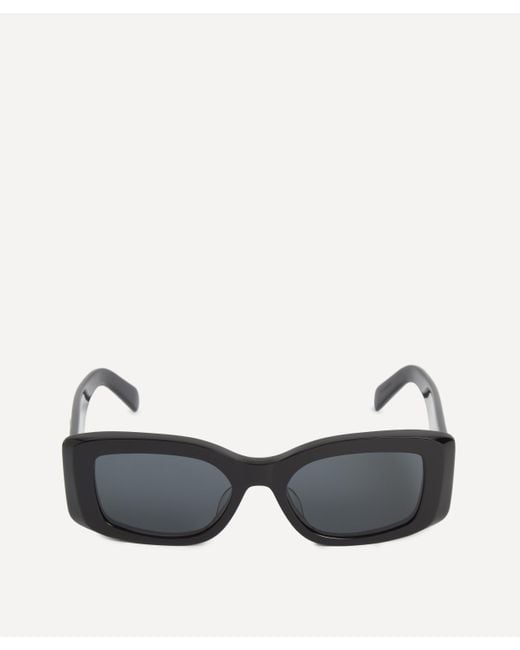 Céline Black Women's Triomphe Rectangle Sunglasses One Size