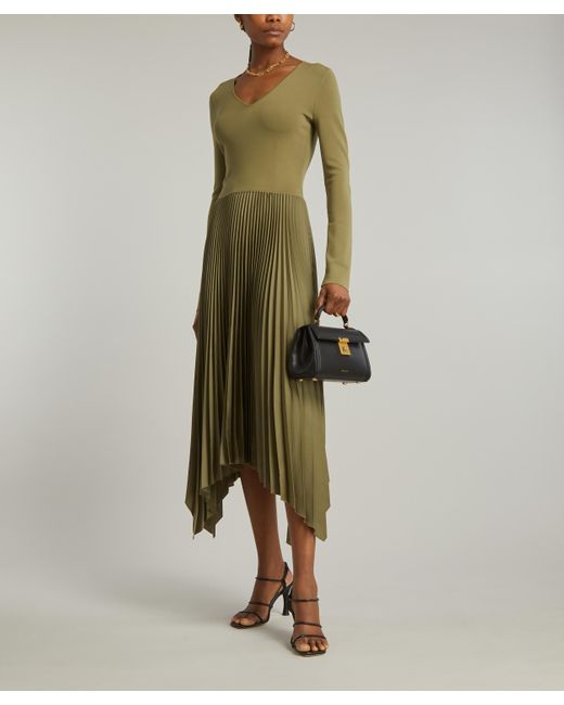 Joseph Green Women's Knit Weave Plisse Dubois Dress 10