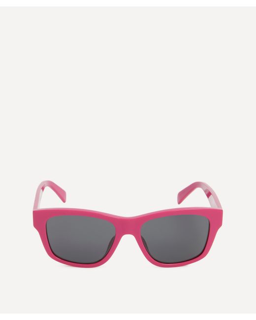 Céline Pink Women's Acetate Square Sunglasses