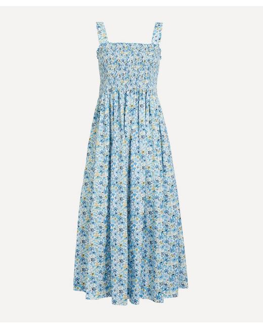 Liberty Blue Tana Lawn Cotton Voyage Sun-Dress