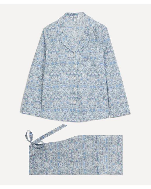 Liberty Blue Women's Lodden Tana Lawn? Cotton Pyjama Set