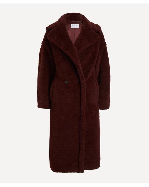 Max Mara - Max mara Taipoca Manteau iconique Teddy Bear, rose foncé