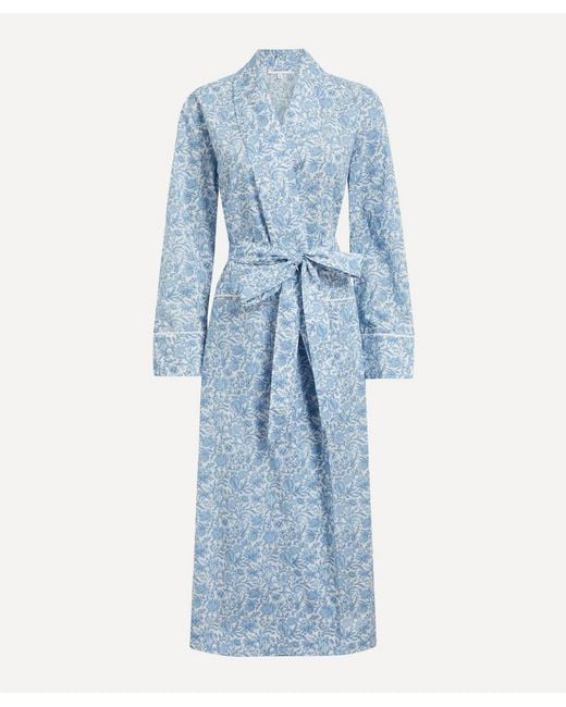 Liberty Blue Tana Lawn Cotton Robe