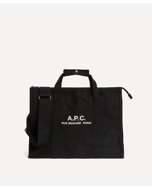 A.P.C. Black Recuperation Gym Bag for men