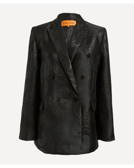 Stine Goya Black Women's Theo Swirl Jacket Xs