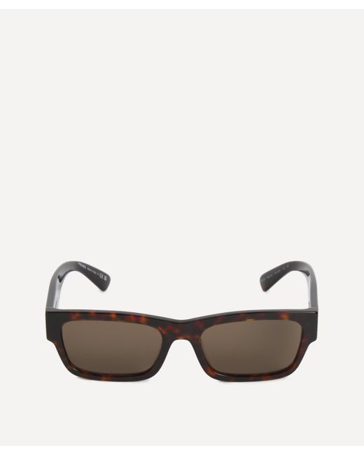 Prada Brown Mens Rectangle Sunglasses One Size for men
