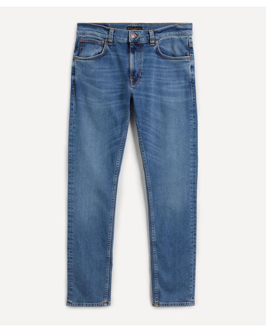 Nudie Jeans Mens Lean Dean Lost Orange Jeans in Blue for Men | Lyst UK