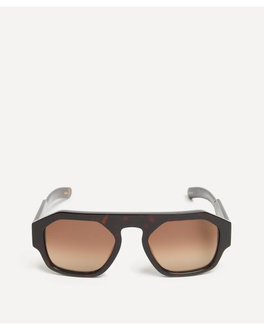 FLATLIST EYEWEAR Brown Mens Lefty Geometric Sunglasses One Size for men
