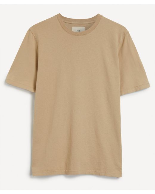 Folk Natural Contrast Sleeve T-shirt 4 for men
