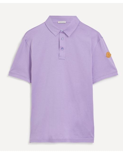 Moncler Mens Purple Polo Shirt for men