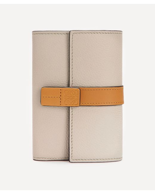 Loewe Natural Women's Small Vertical Leather Wallet One Size