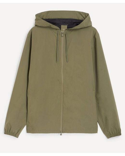 Rains Green Suva Hardshell Jacket for men