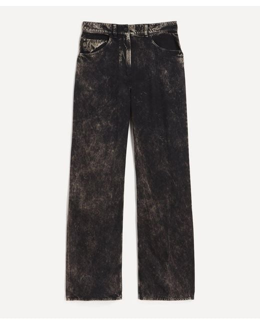 Acne Black Printed Trousers