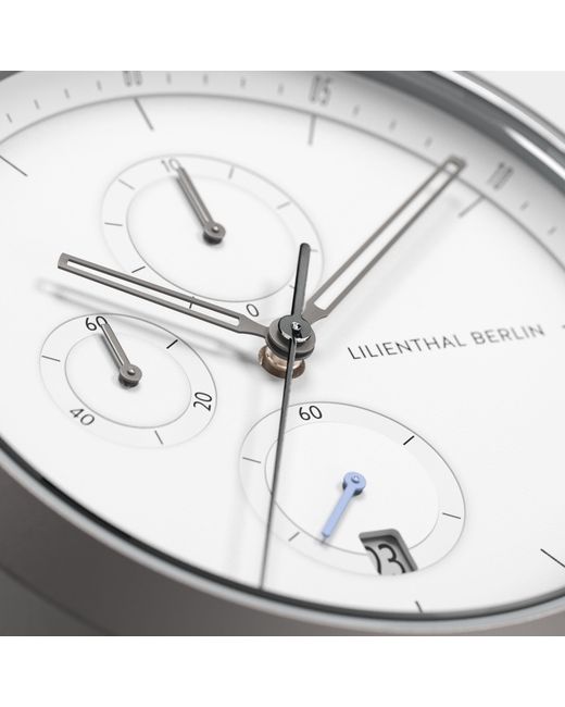 Lilienthal Berlin Chronograph – Dark in Metallic für Herren