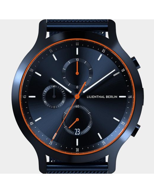 Lilienthal Berlin Chronograph – in Blue für Herren