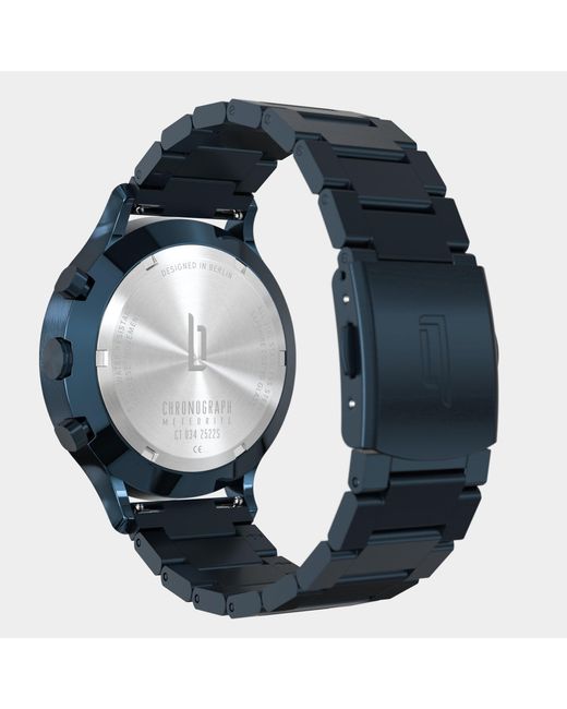 Lilienthal Berlin Chronograph Meteorite – Stellar in Blue für Herren