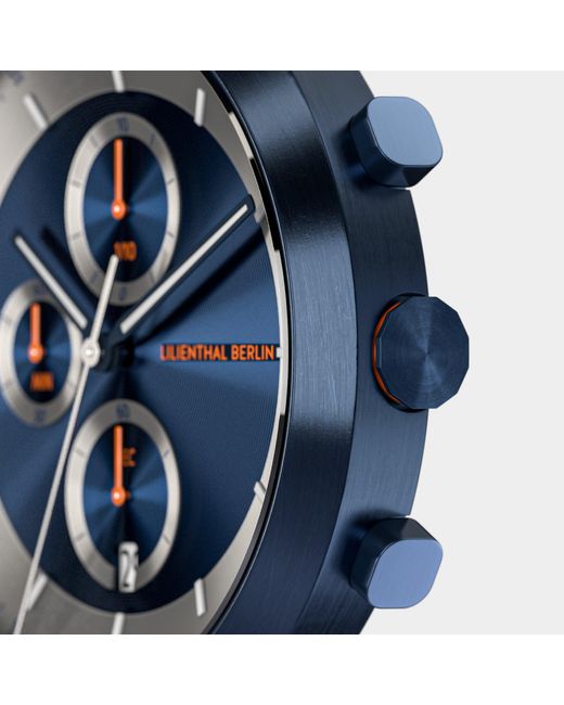 Lilienthal Berlin Chronograph Lp – in Blue für Herren