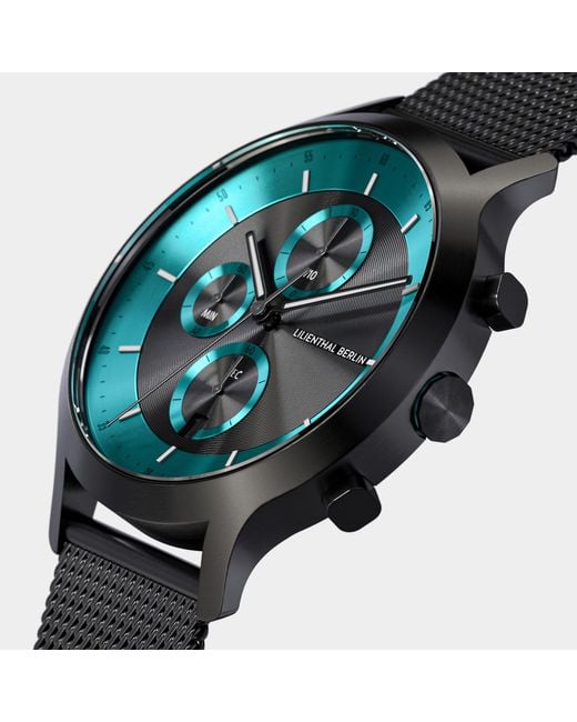 Lilienthal Berlin Chronograph Lp – in Green für Herren