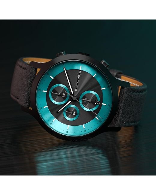 Lilienthal Berlin Chronograph Lp – in Green für Herren