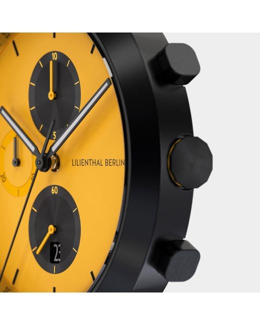 Lilienthal Berlin Chronograph – Line 2 in Metallic für Herren