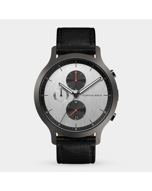 Lilienthal Berlin Chronograph – Circuit in Metallic für Herren