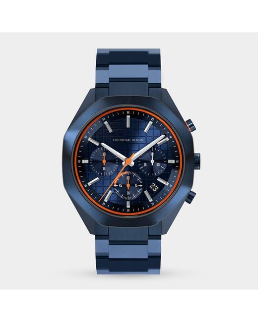 Lilienthal Berlin Octachrono – in Blue für Herren