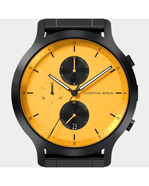 Lilienthal Berlin Chronograph – Line 2 in Metallic für Herren