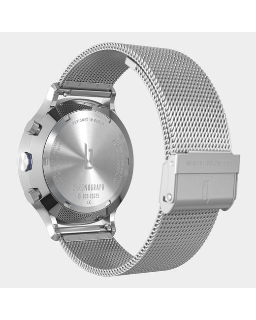 Lilienthal Berlin Chronograph – Line 3 in Metallic für Herren
