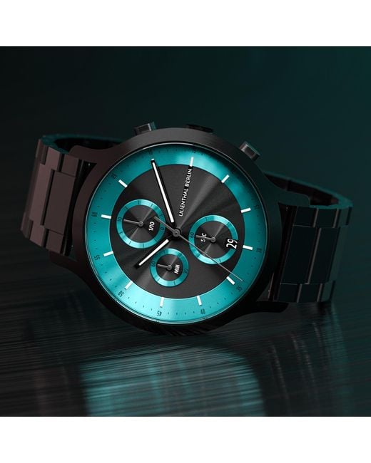 Lilienthal Berlin Chronograph Lp – in Green für Herren