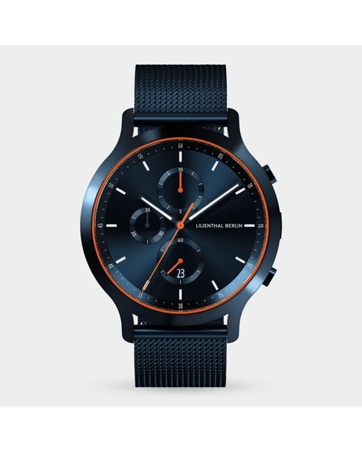 Lilienthal Berlin Chronograph – in Blue für Herren