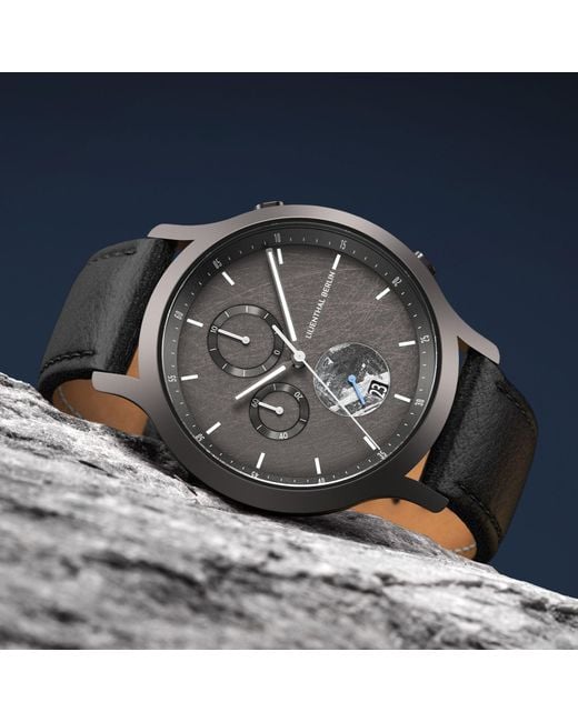 Lilienthal Berlin Chronograph Meteorite – Cosmic in Metallic für Herren