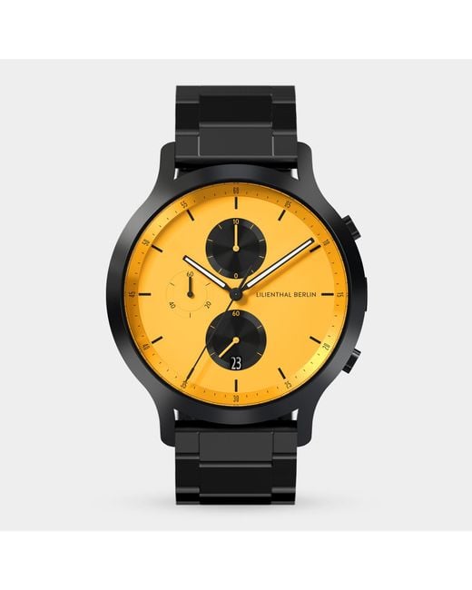 Lilienthal Berlin Chronograph – Line 2 in Metallic für Herren