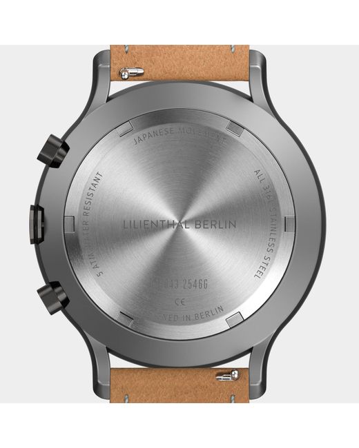 Lilienthal Berlin Chronograph – Circuit in Gray für Herren