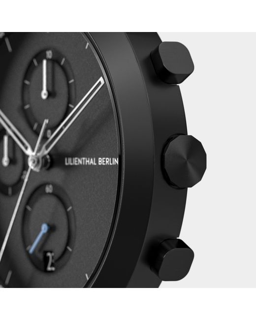 Lilienthal Berlin Chronograph – All in Black für Herren
