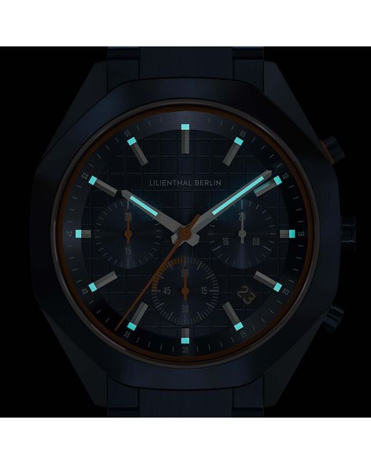 Lilienthal Berlin Octachrono – in Blue für Herren