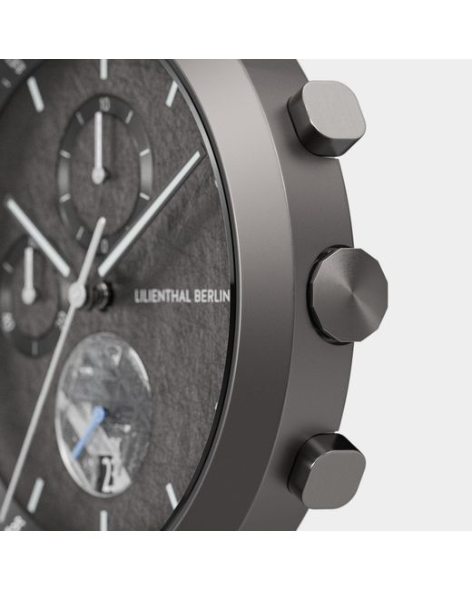 Lilienthal Berlin Chronograph Meteorite – Cosmic in Metallic für Herren