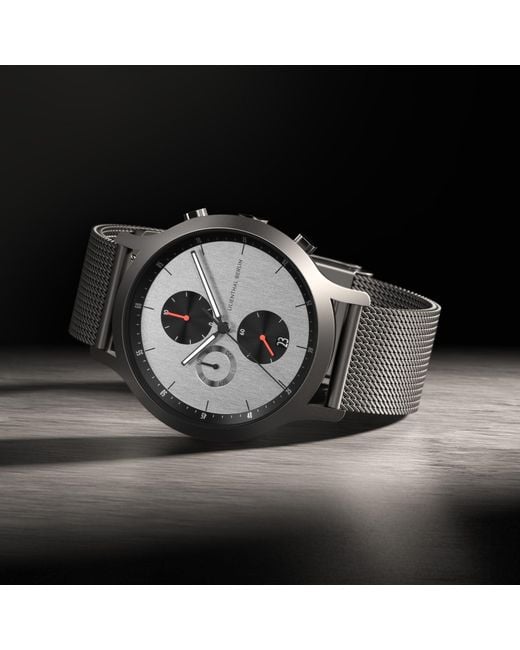 Lilienthal Berlin Chronograph – Circuit in Metallic für Herren