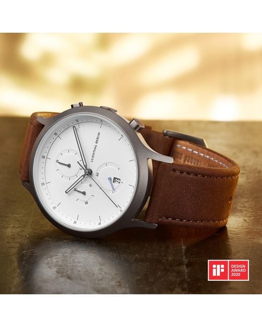 Lilienthal Berlin Chronograph – Dark in Metallic für Herren