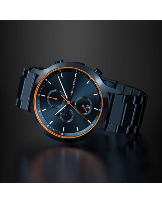Lilienthal Berlin Chronograph – in Blue für Herren