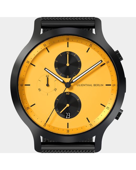 Lilienthal Berlin Chronograph – Line 2 in Metallic für Herren