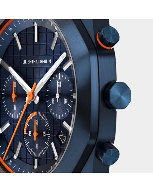 Lilienthal Berlin Octachrono – in Blue für Herren