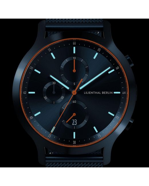 Lilienthal Berlin Chronograph – in Blue für Herren