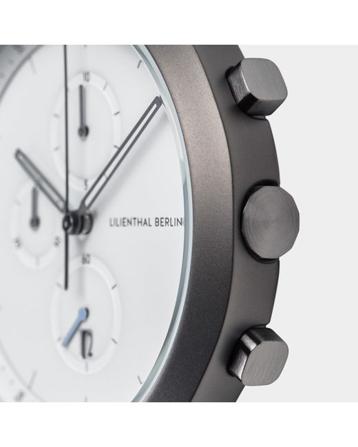 Lilienthal Berlin Chronograph – Dark in Metallic für Herren