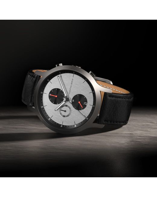 Lilienthal Berlin Chronograph – Circuit in Metallic für Herren