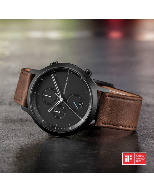Lilienthal Berlin Chronograph – All in Black für Herren